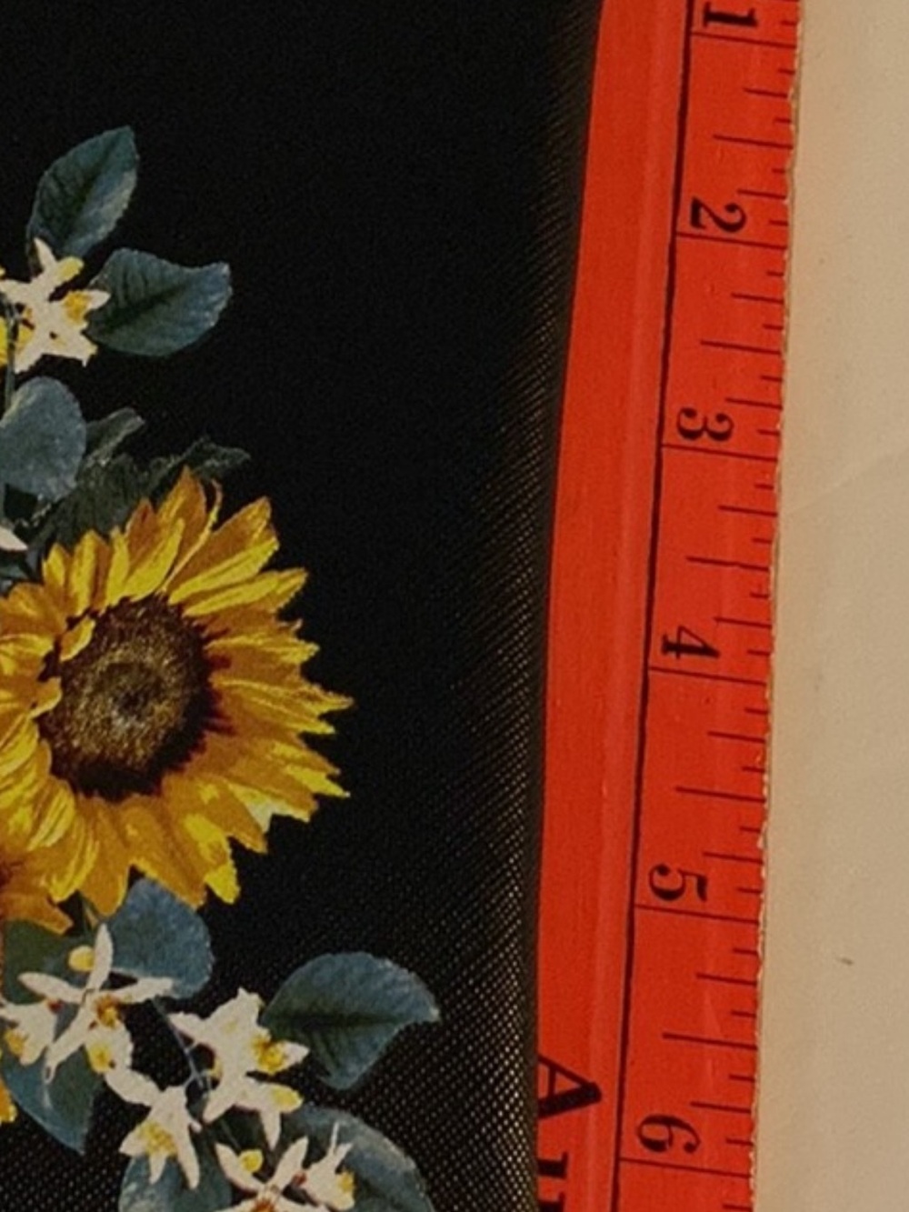 White House Black Market Black Sunflower Studded Wristlet - Picture 7 of 7